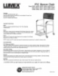 Manual - PVC Shower Chair